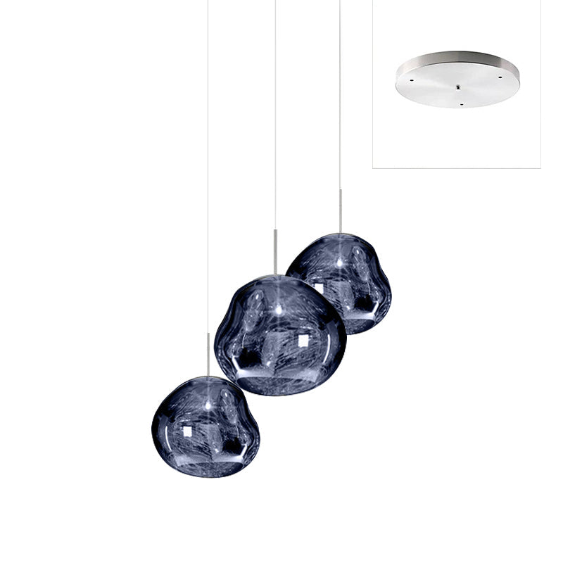 Multi Lava Round Chandelier - Yovalighting