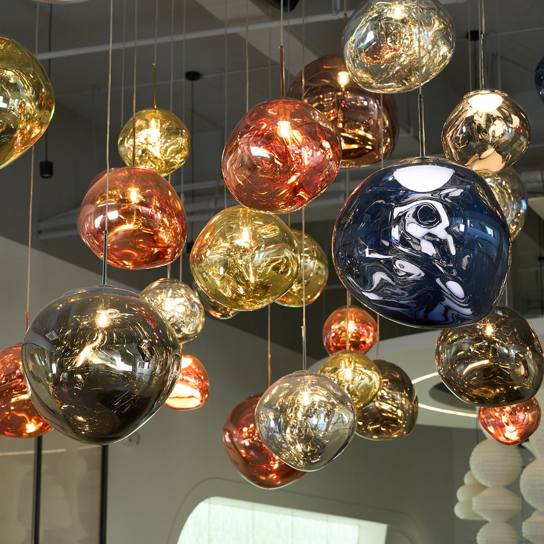 Multi Lava Round Chandelier - Yovalighting