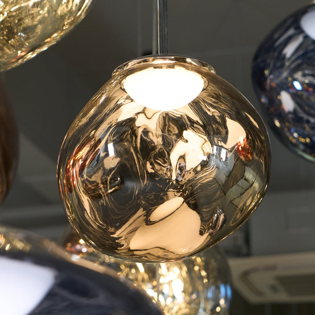 Multi Lava Round Chandelier - Yovalighting