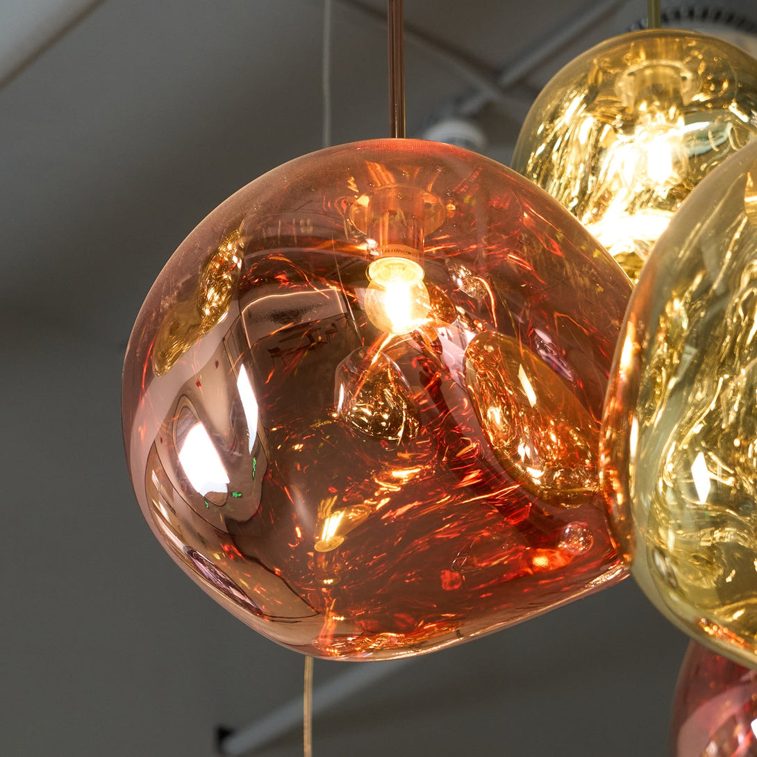 Multi Lava Round Chandelier - Yovalighting
