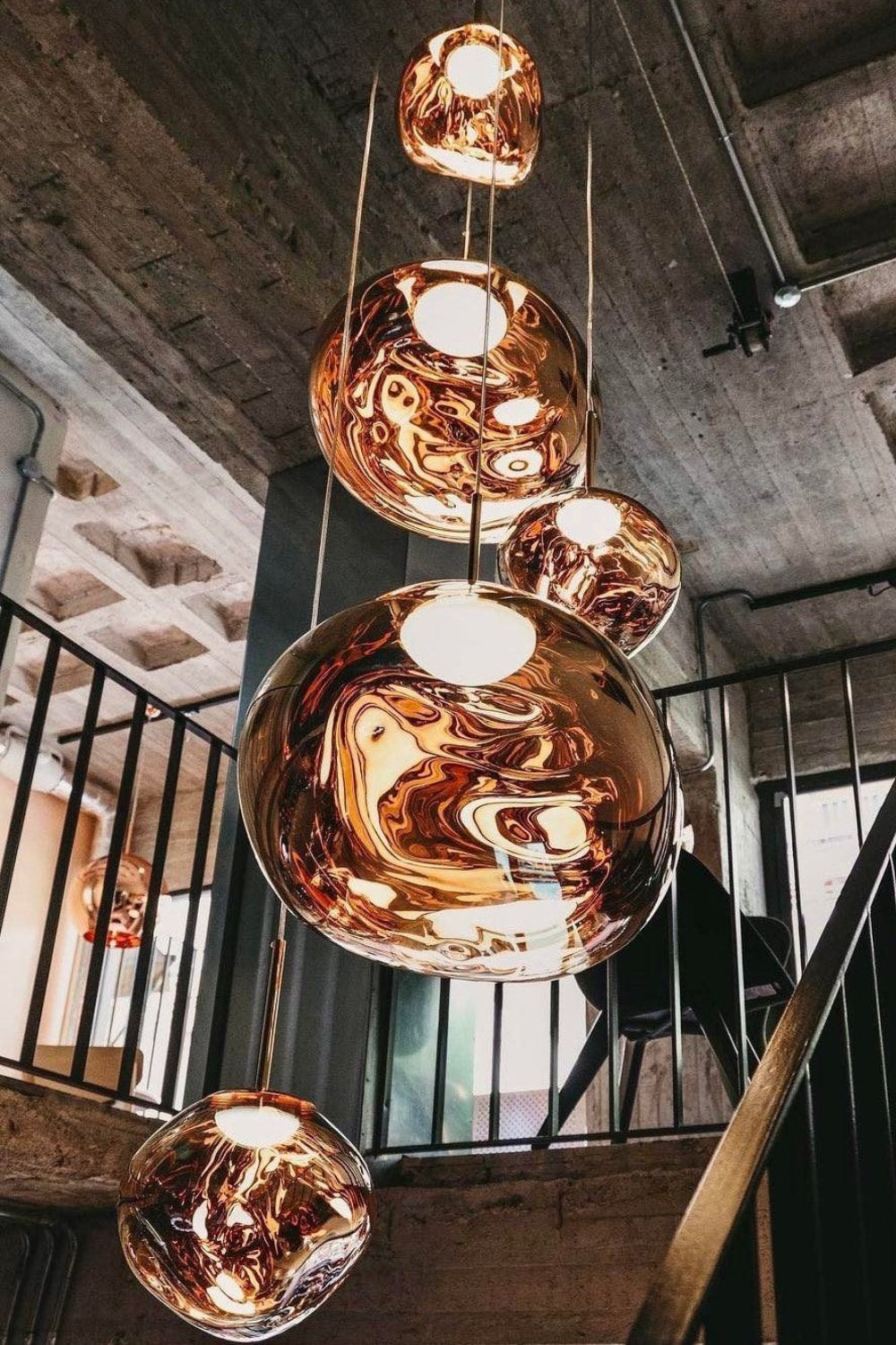 Multi Lava Round Chandelier - Yovalighting