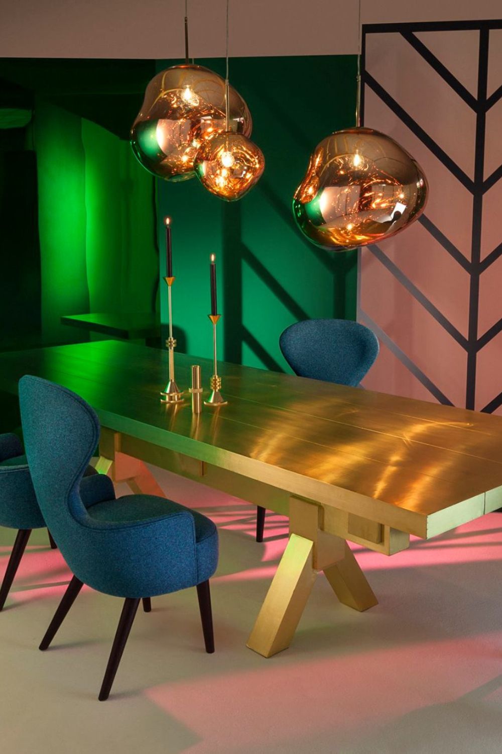 Multi Lava Round Chandelier - Yovalighting