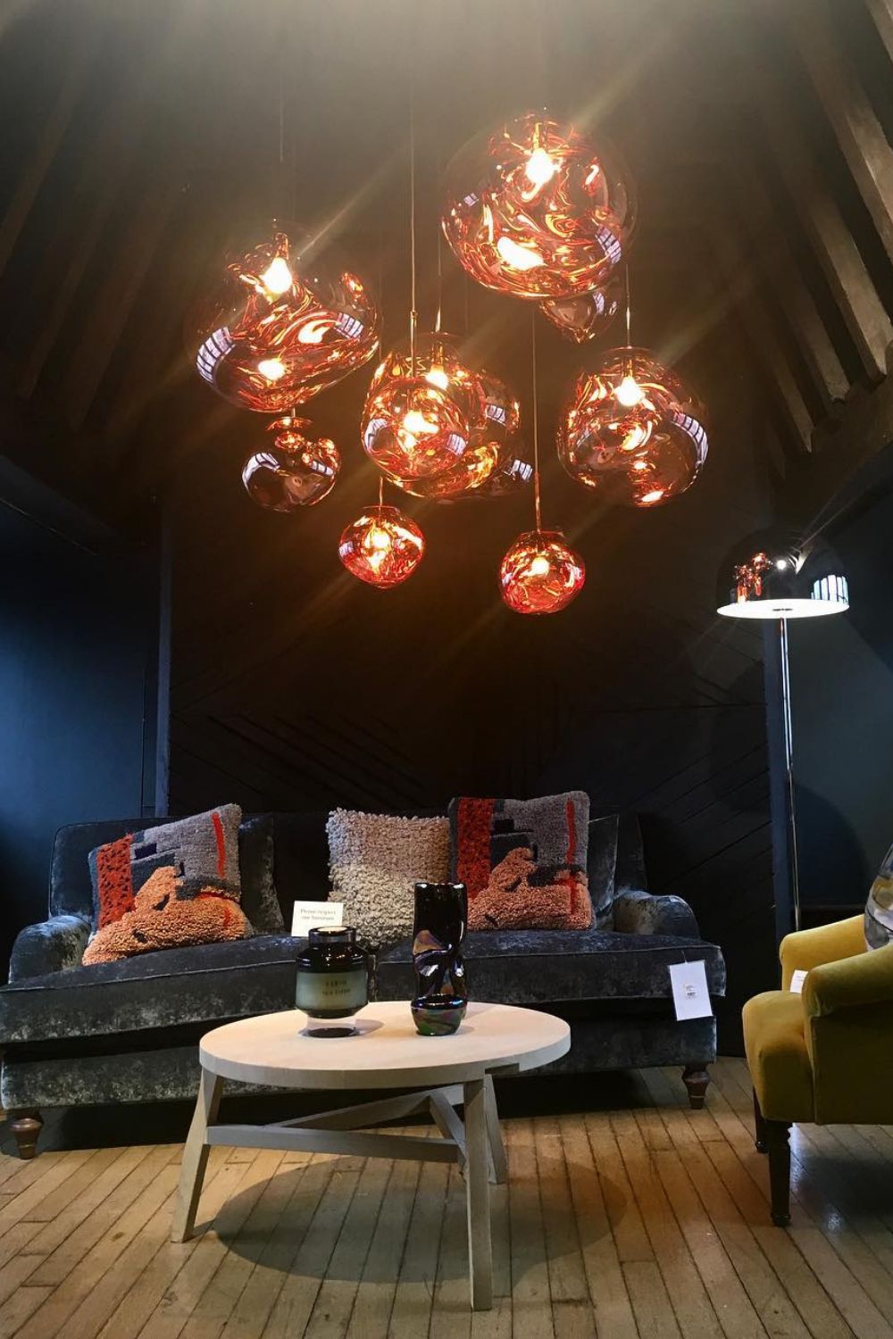 Multi Lava Round Chandelier - Yovalighting