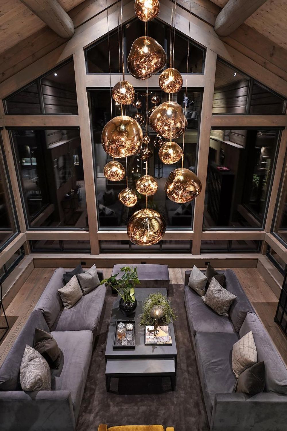 Multi Lava Round Chandelier - Yovalighting