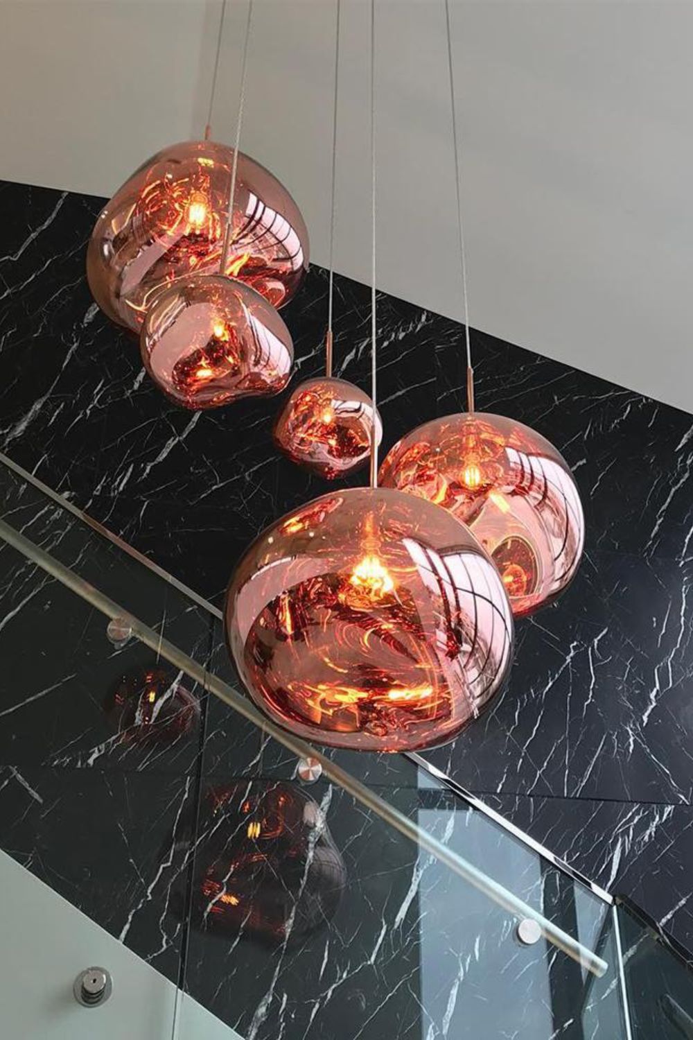 Multi Lava Round Chandelier - Yovalighting
