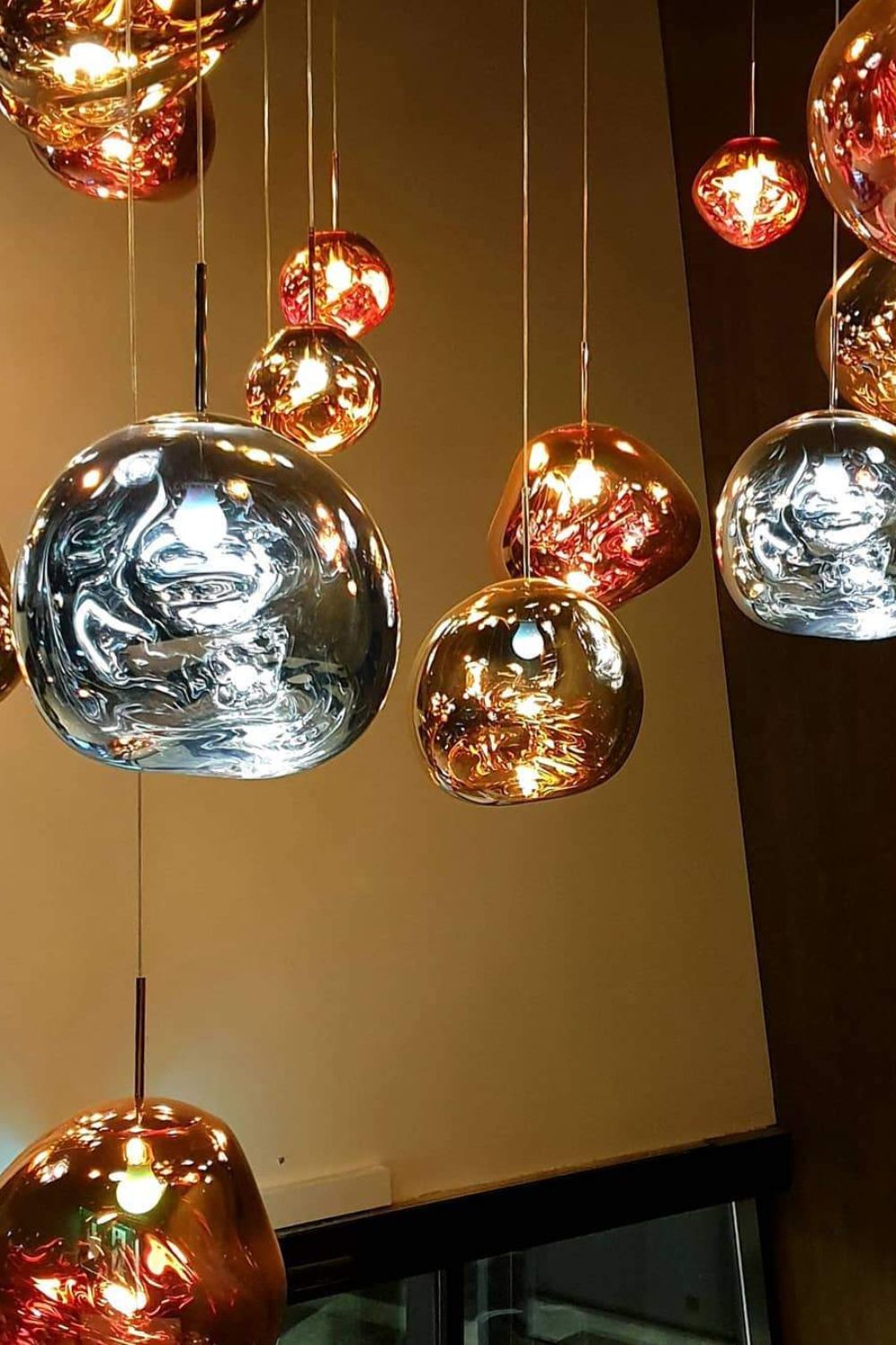 Multi Lava Round Chandelier - Yovalighting