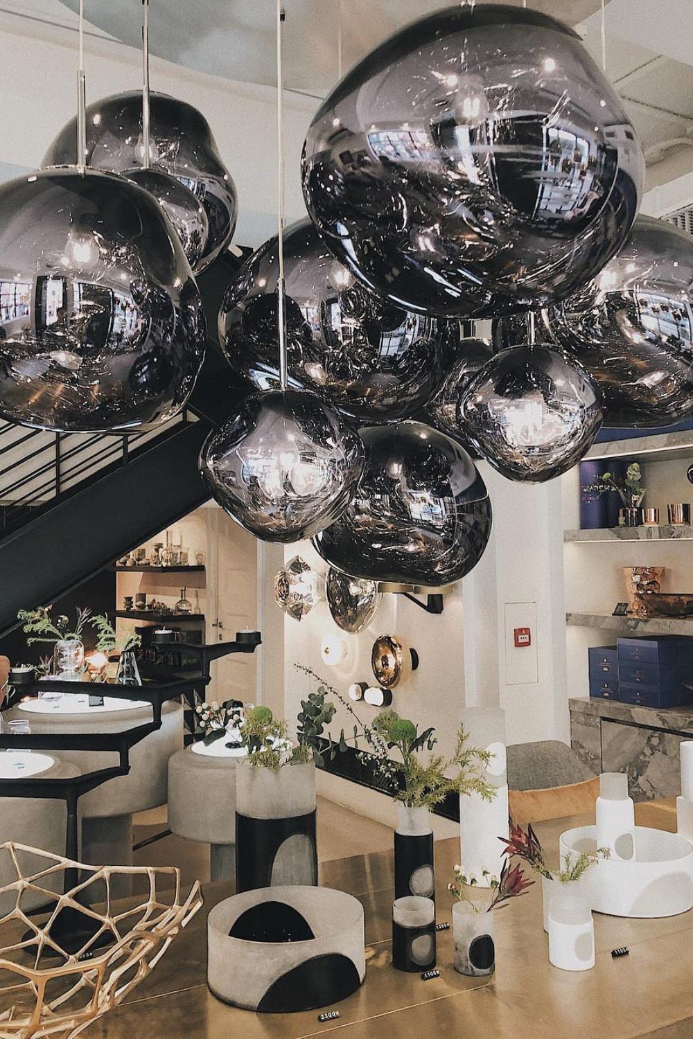 Multi Lava Round Chandelier - Yovalighting