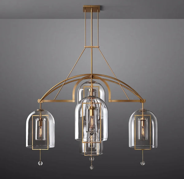 Fulcrumn Round Chandelier 61" 5-Lights
