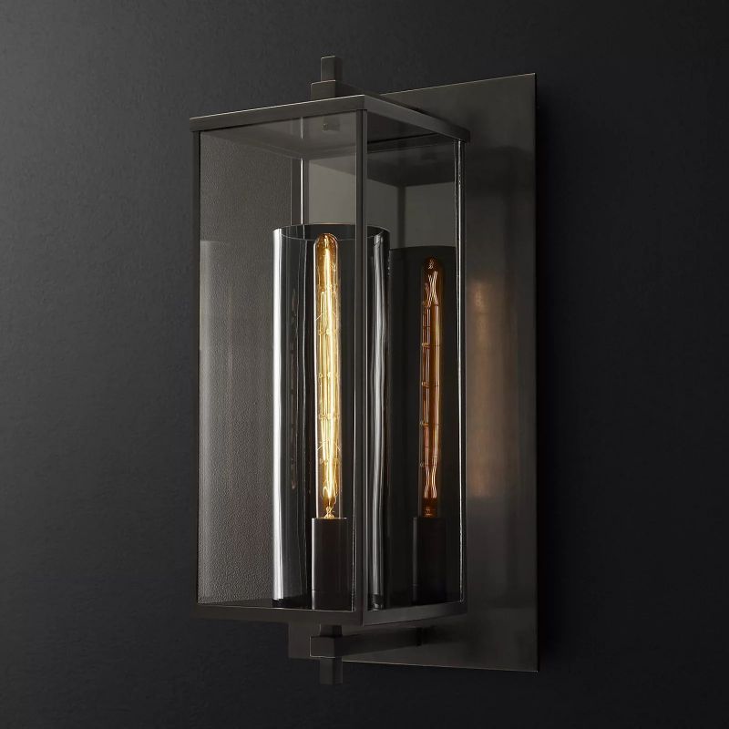 Backe Outdoor Square Grand Wall Sconce