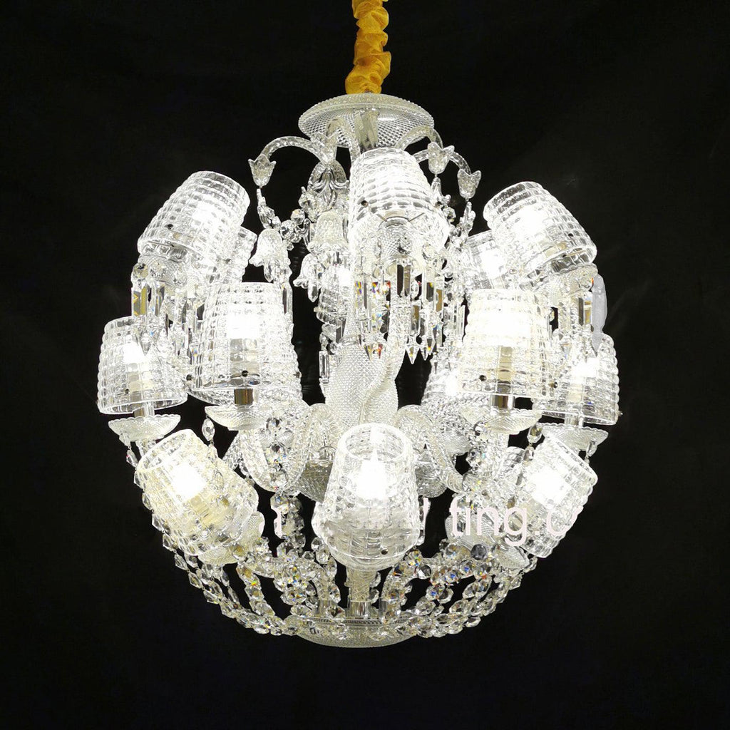 Auralite Ovid Sphere Classic Crystal Chandelier 24 Lights