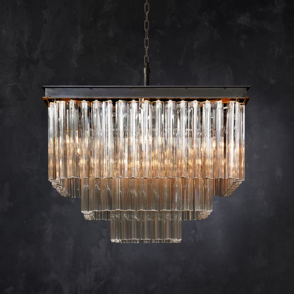 Chelo Crystal Square Chandelier