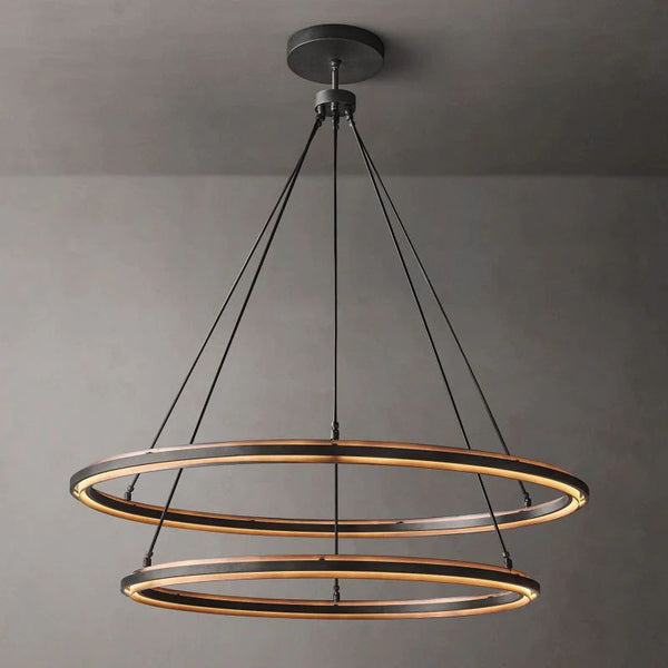 Adin 2-Tier Round Chandelier 60"