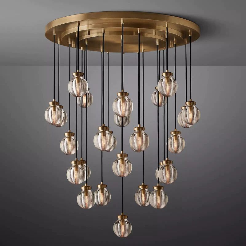 Pearl Round Chandelier 38