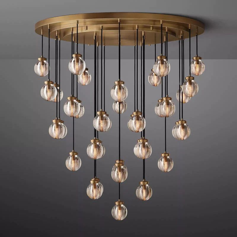 Pearl Round Chandelier 48