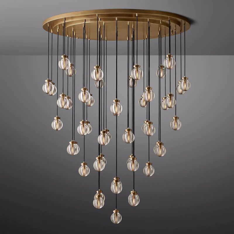 Pearl Round Chandelier 60