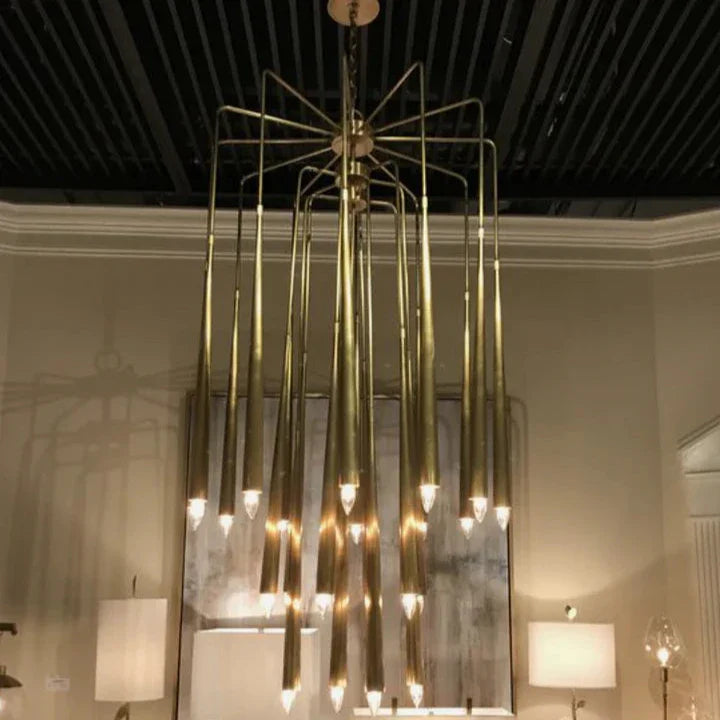 Luxury 23-Light Brass Tree Pendant Light