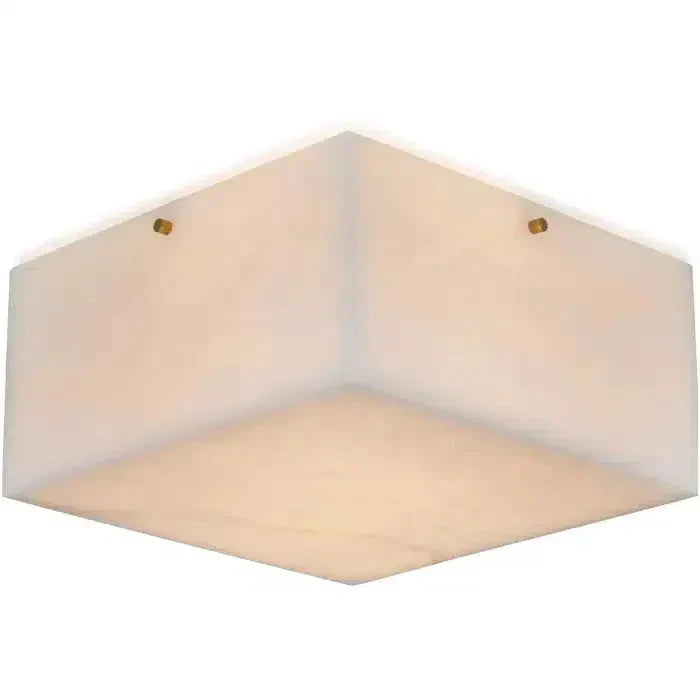 Large 'Titan 4' Alabaster Wall or Ceiling Lamp Flush Mount - Yovalighting