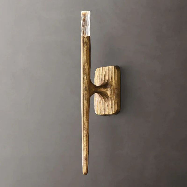 Thadeus Forged Brass Wall Sconce