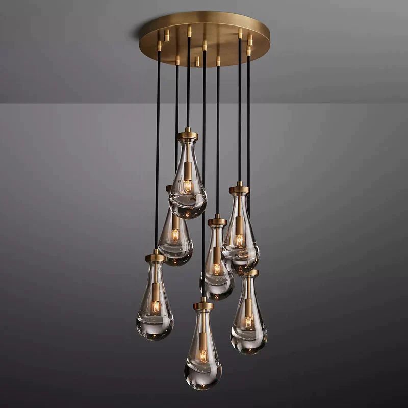 Raindrop Round Chandelier 18