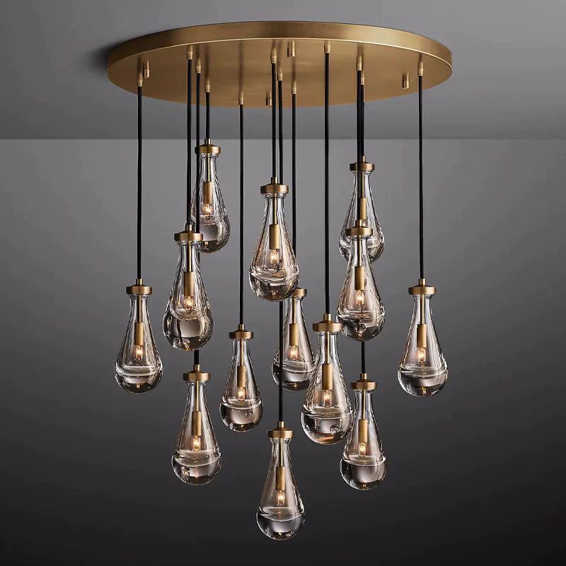 Raindrop Round Chandelier 36