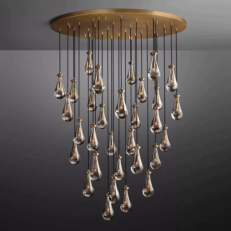 Raindrop Round Chandelier 60