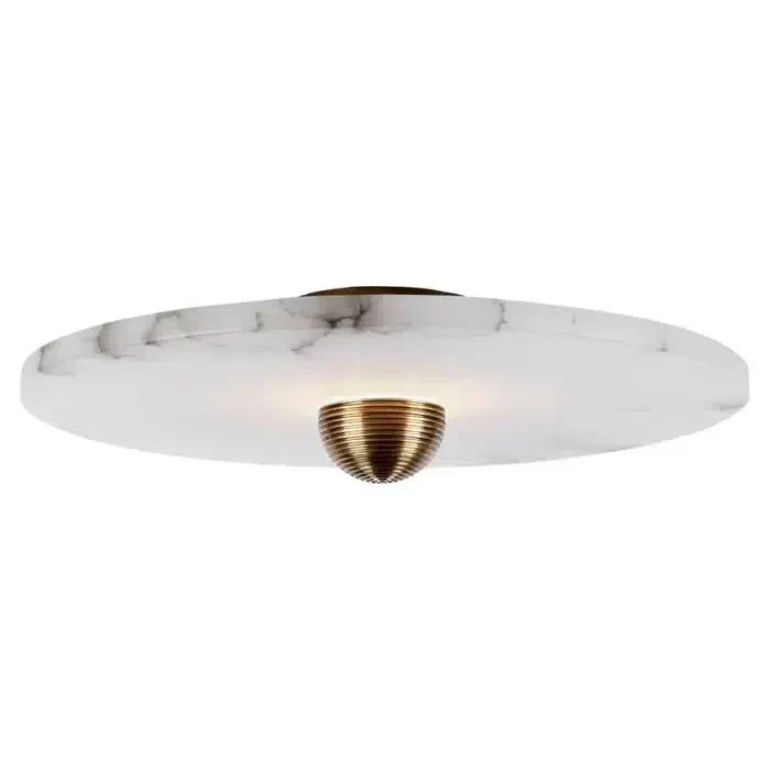 Alabaster Flushmount Wall Sconce - Yovalighting