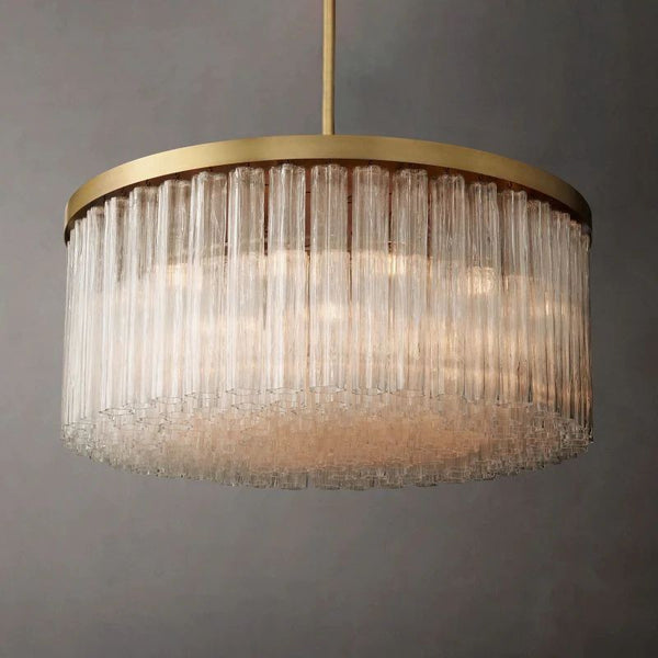 Ciel Glass Round Chandelier 48”