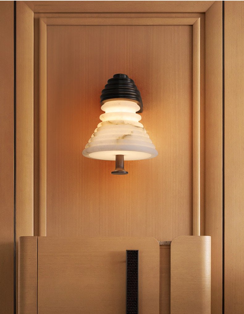 Strata Alabaster Wall Lamp – Yovalighting