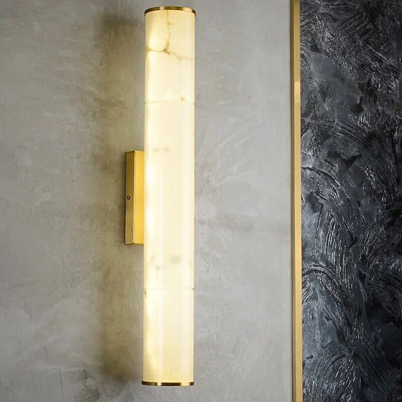 Sylvia Alabaster Wall Sconce - Yovalighting