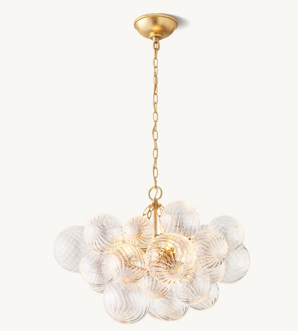 Talia Round Chandelier 24" GILD FINISH
