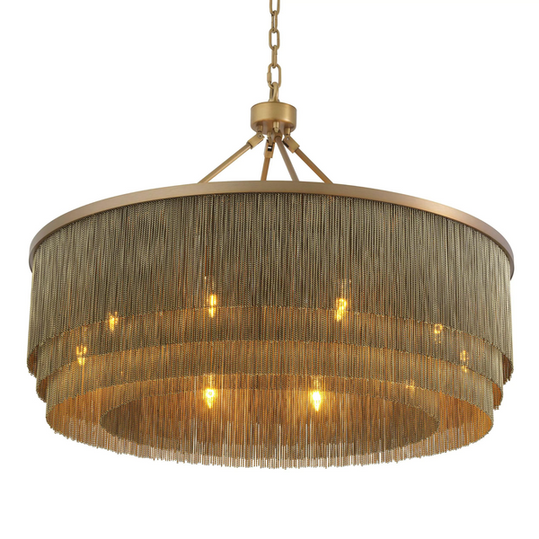 Tissot L (Brass/Bronze) Tassel Modern Chandelier