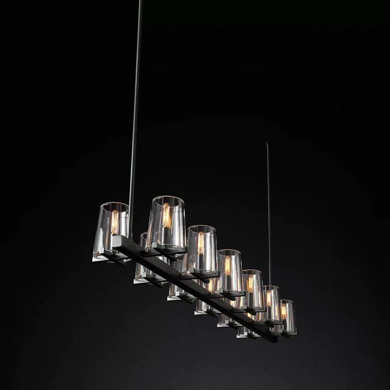 Triumph Glass Linear Chandelier 60