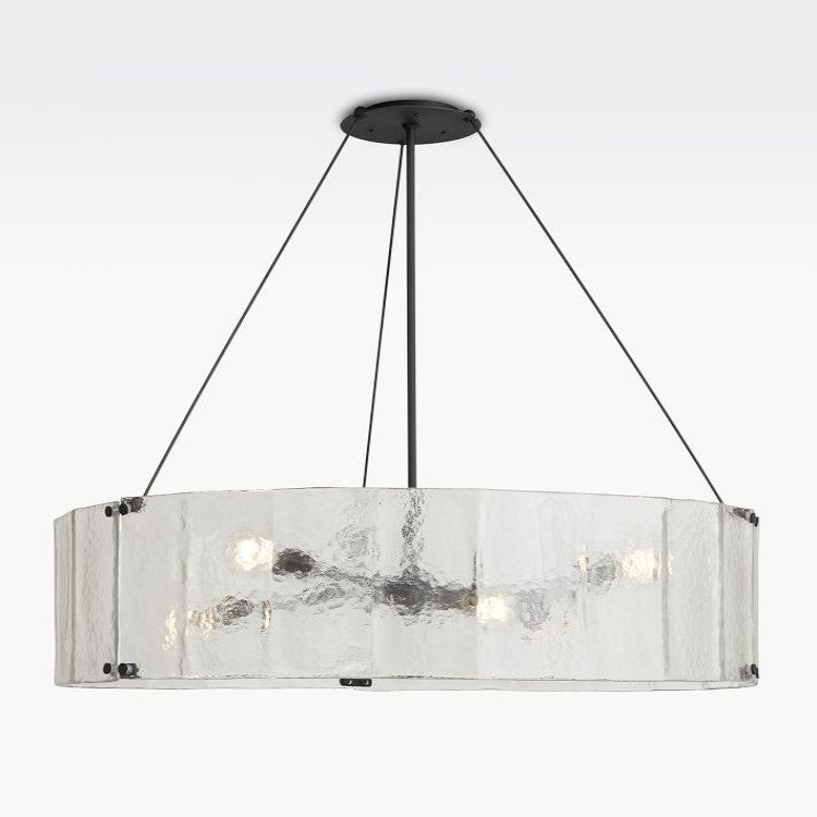 Willamette Round Crystal Chandelier 48" - Yovalighting