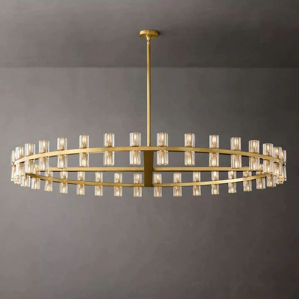 Arcachon Crystal Round Chandelier 60"