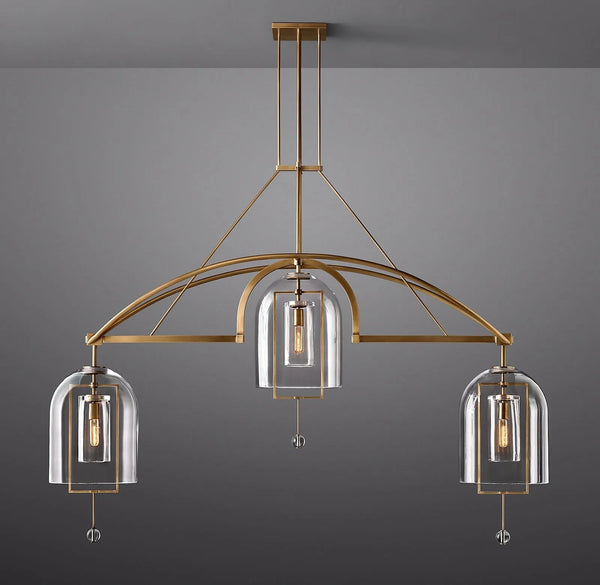 Fulcrumn Round Chandelier  73" 3-Lights