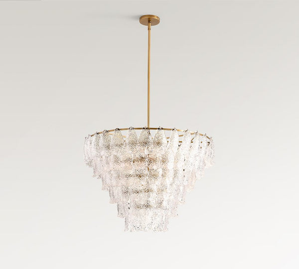 Alexandria Glass Round Chandelier (30")