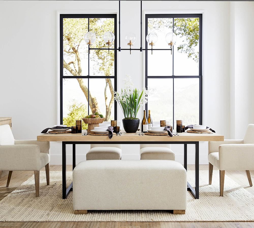 Camryn Glass Globe Linear Chandelier (49"-72")