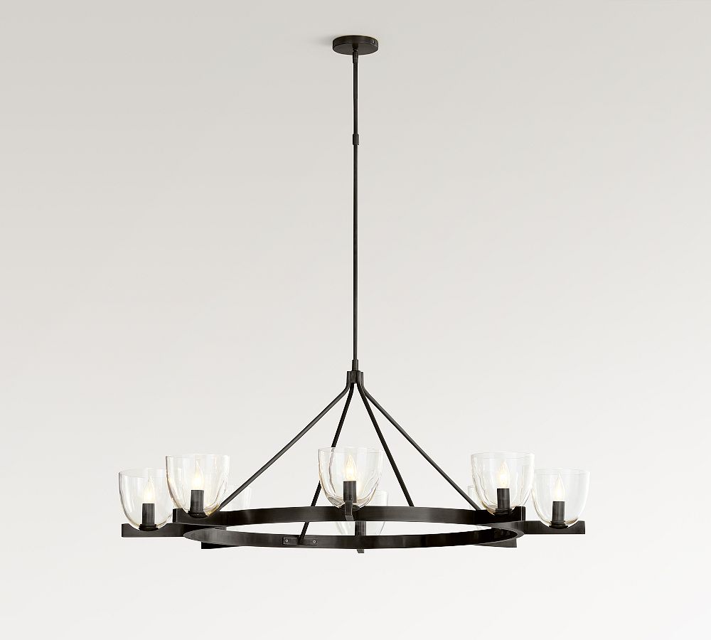 Chamberlin Metal Round Chandelier (50")
