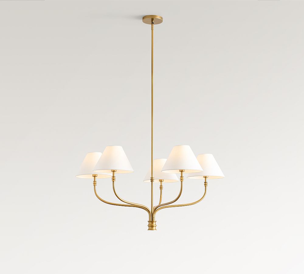 Collins Metal Round Chandelier (36"-51")