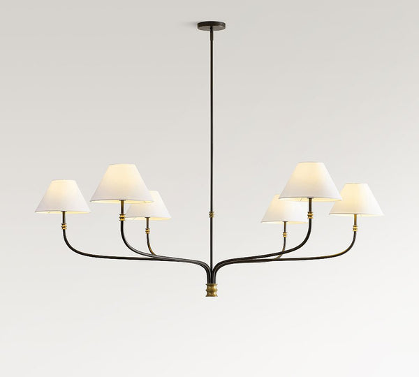 Collins Metal Round Chandelier (36"-51")
