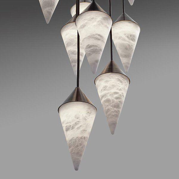 Conus Alabaster Chandelier - Yovalighting