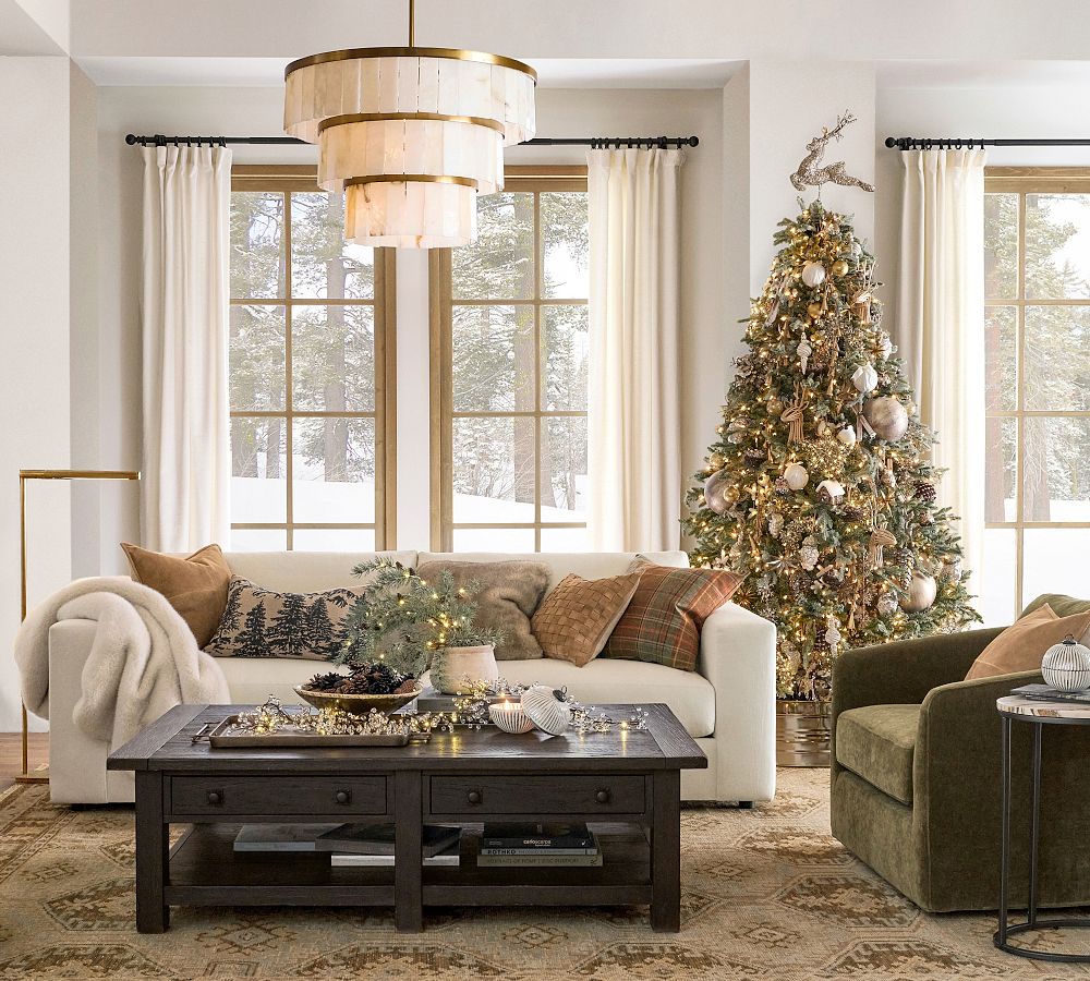 Windham Alabaster 3 Tier Chandelier (35")