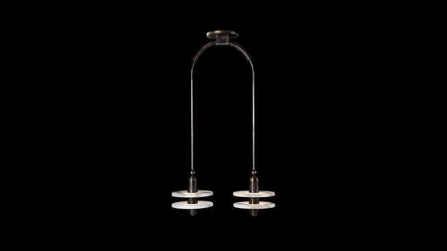 Alabaster Mono 2 Pendants - Yovalighting