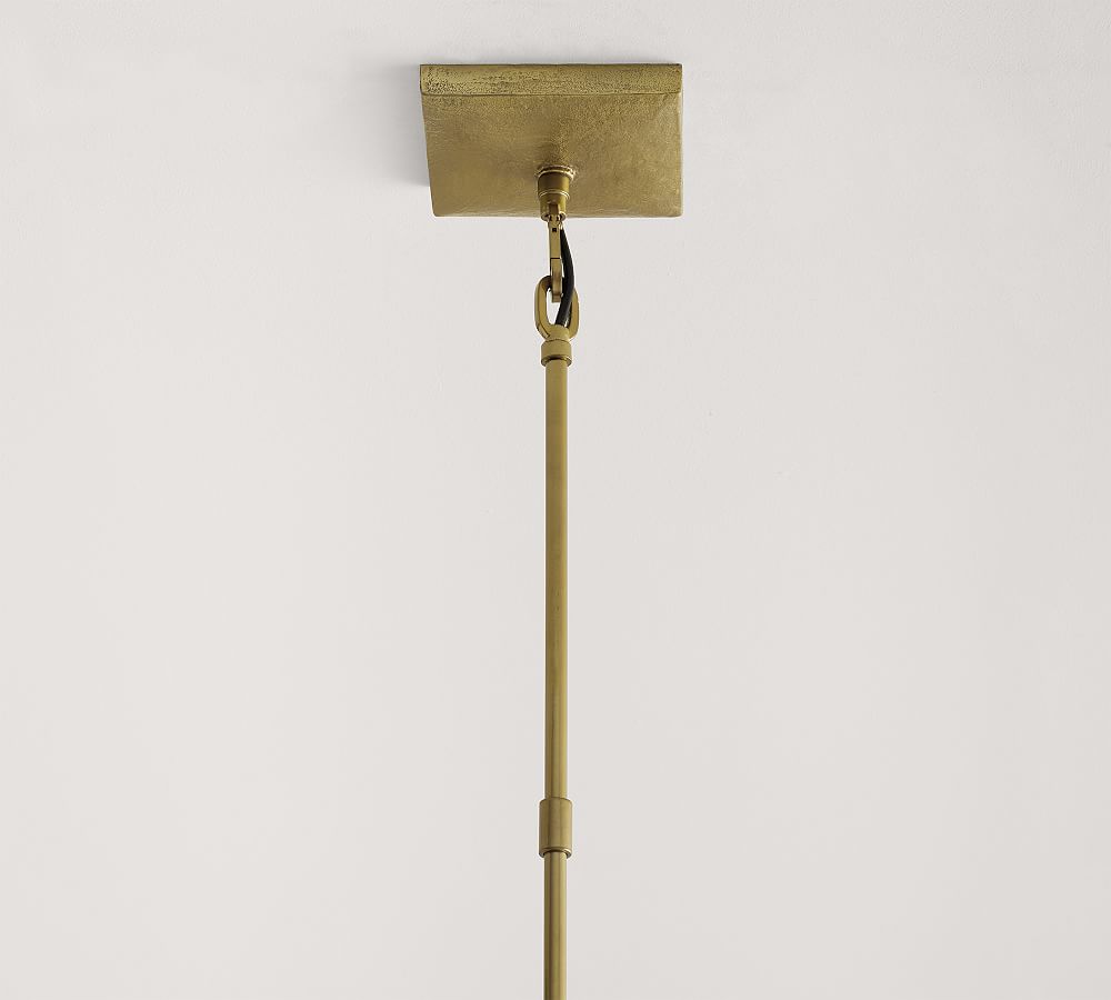 Fallon Forged-Iron Linear Chandelier (46")