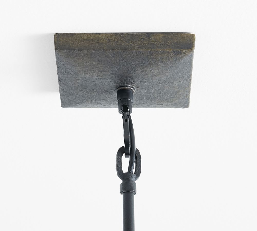 Fallon Forged-Iron Linear Chandelier (46")