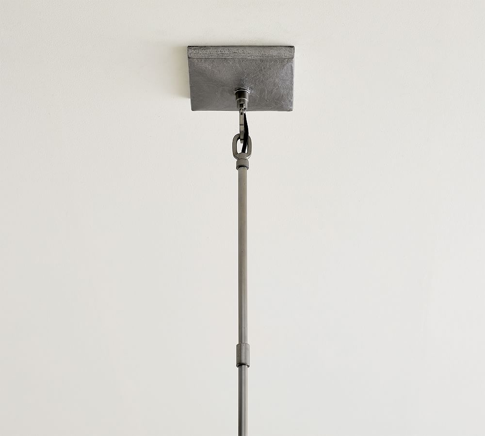 Fallon Forged-Iron Linear Chandelier (46")