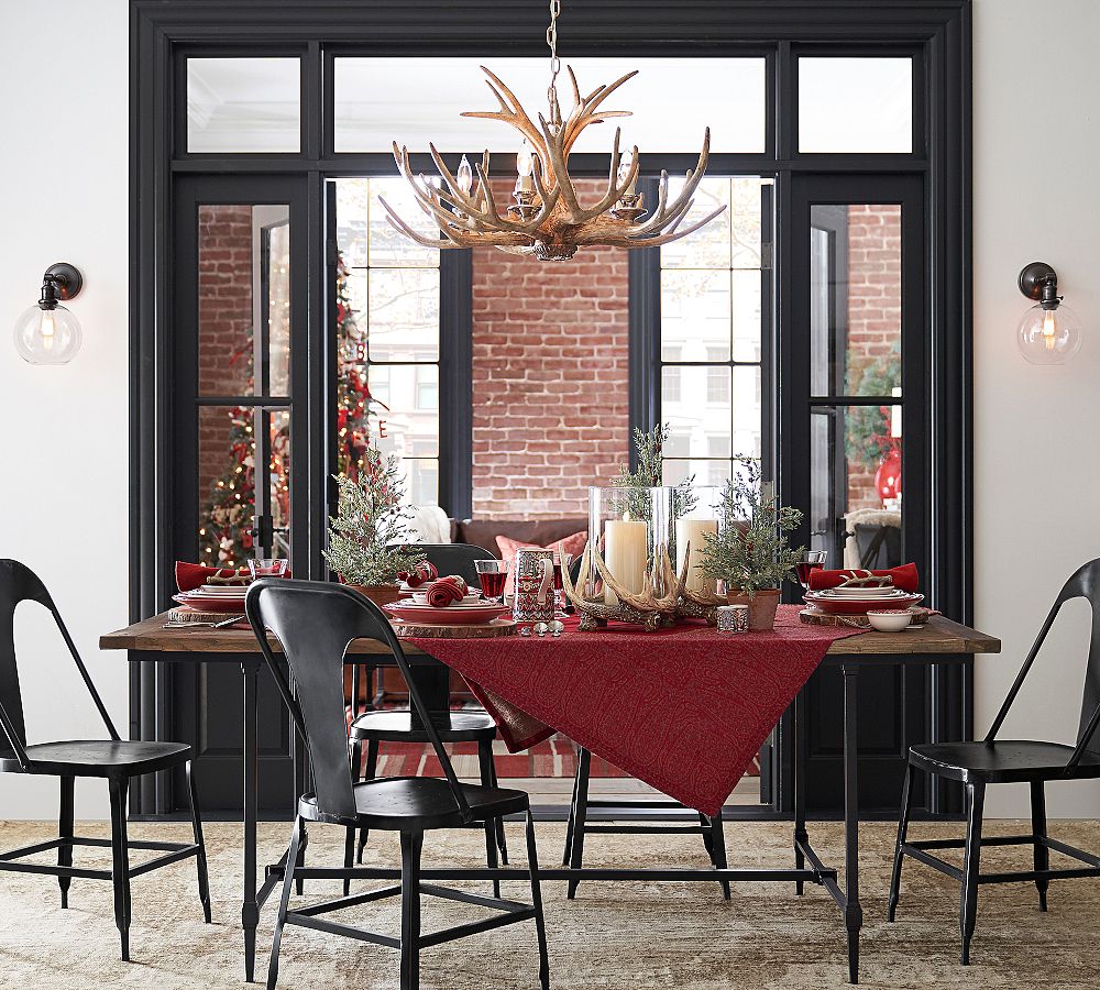 Faux Antler Chandelier (45")