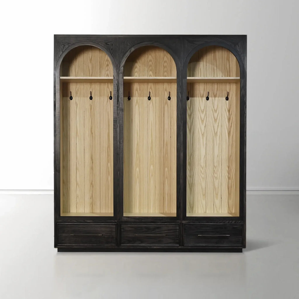 Hattie Triple Entryway Cabinet in Oak 69.75