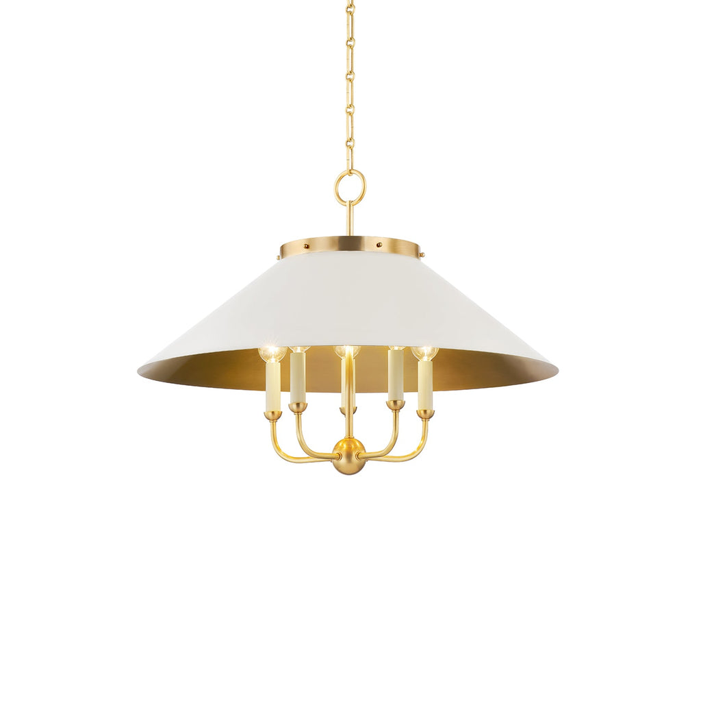 Zenolen Chandelier Brass 27.5