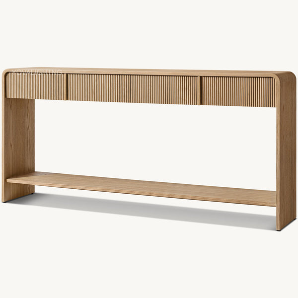 Alova Wood Console with Drawers 48'' 60'' 72''W